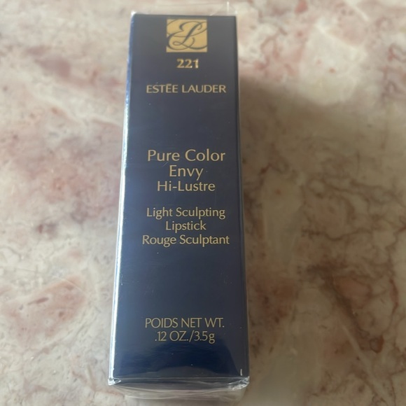 New In Box~Estée Lauder Woman’s Pure Color #221 Envy Hi~Lustre Pink Lipstick - Picture 2 of 7